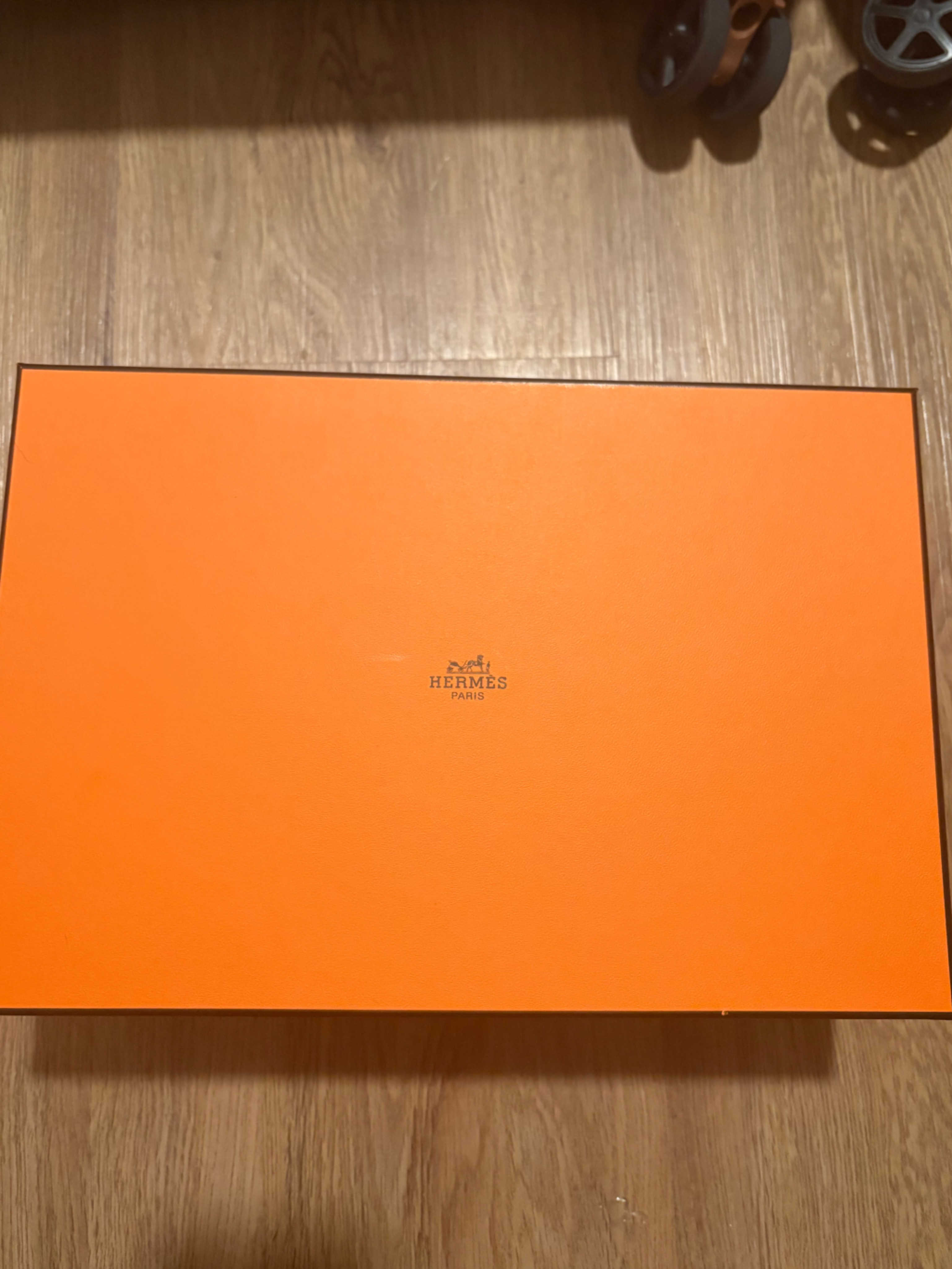 Hermes Orange Presentation Box With Logo